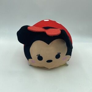 Disney Tsum Tsum Minnie Mouse With Red Bow 8" Plush Stuffed Animal